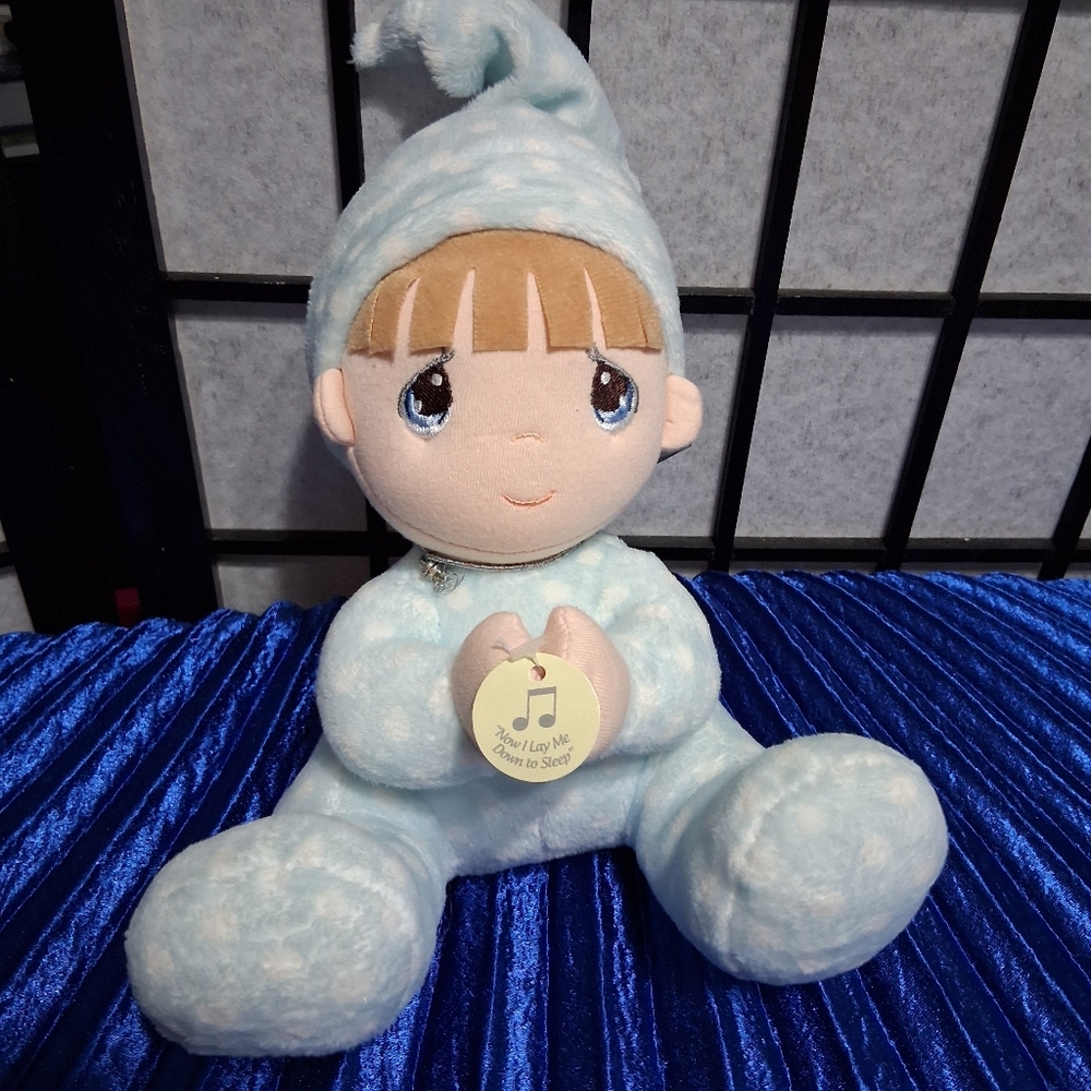 Precious Moments Blue Pajama Doll